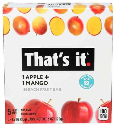 Thats It Bar Apple Mango 5Ct - 6 Oz (6 Units)