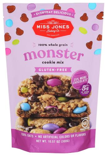 Miss Jones Baking Co Cookie Monster Mix - 10.57 Oz (6 Units)