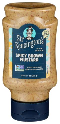 Sir Kensingtons Mustard Brown Spicy Sqz - 9 Oz (6 Units)