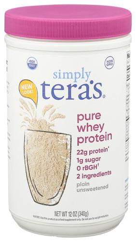 Simply Teras Protein Whey Rbgh Free Plain - 12 Oz (1 Units)