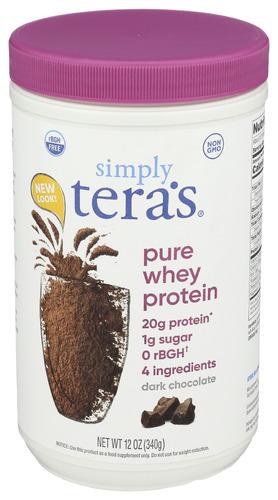 Simply Teras Protein Whey Drk Chocolate Rbgh Fre - 12 Oz (1 Units)