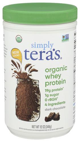 Simply Teras Whey Dark Chocolate Organic Frtrd - 12 Oz (1 Units)