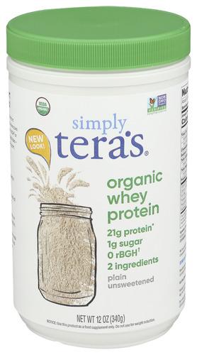 Simply Teras Whey Plain Unsweeten Organic - 12 Oz (1 Units)