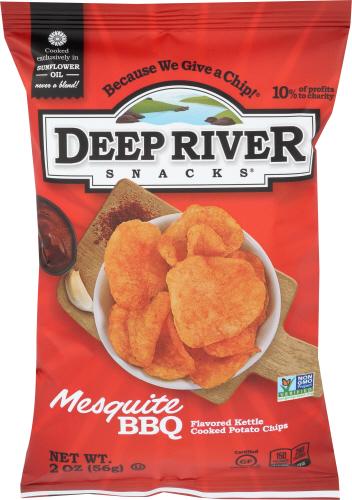Deep River Chips Kettle Mesquite Bbq - 2 Oz (24 Units)