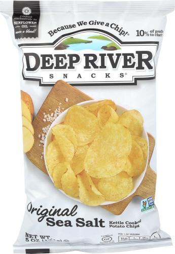 Deep River Chips Kettle Sltd Origional - 5 Oz (12 Units)