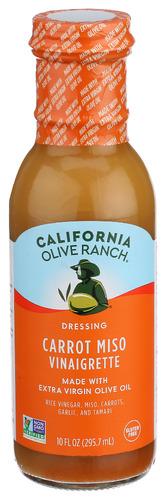 California Olive Ranch Dressing Carrot Miso Vng - 10 Fo (6 Units)