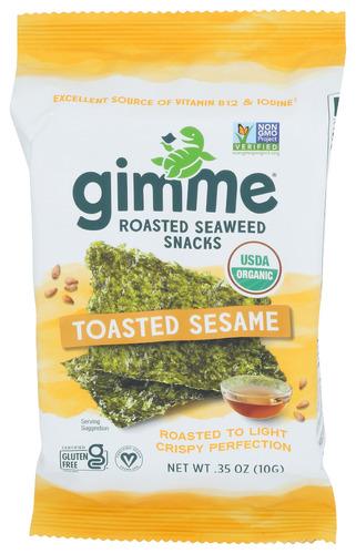 Gimme Seaweed Snk Roasted Ssme Organic - 0.35 Oz (12 Units)