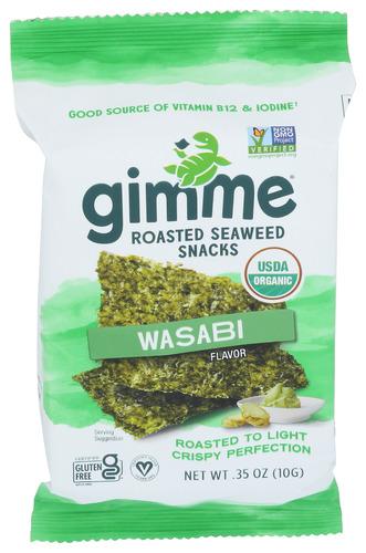 Gimme Seaweed Snk Roasted Wasabi - 0.35 Oz (12 Units)