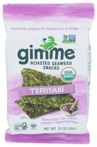 Gimme Seaweed Snk Roasted Tryaki Organic - 0.35 Oz (12 Units)