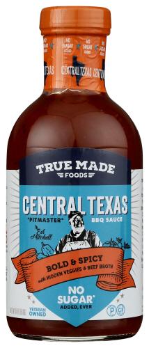 True Made Foods Sauce Bbq Texas No Sugar - 18 Oz (6 Units)