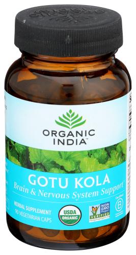 Organic India Brahmi Gotu Kola - 90 Cp (1 Units)