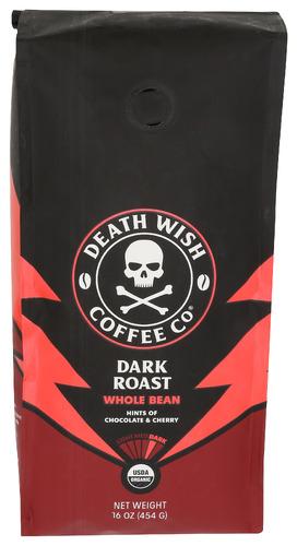 Death Wish Coffee Coffee Whl Bn 16Oz Bg - 1 Lb (6 Units)