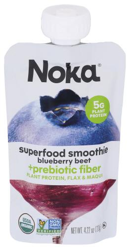 Noka Smoothie Bluebry Beet - 4.22 Oz (6 Units)