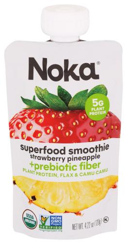 Noka Smoothie Strwbrry Pnppl - 4.22 Oz (6 Units)