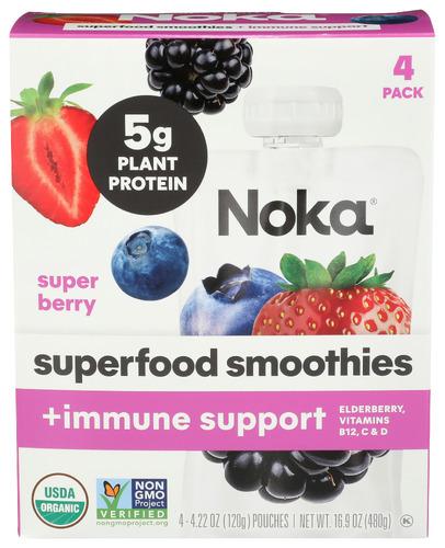 Noka Smoth Imne Bs Sp Bry Organic - 16.9 Oz (6 Units)