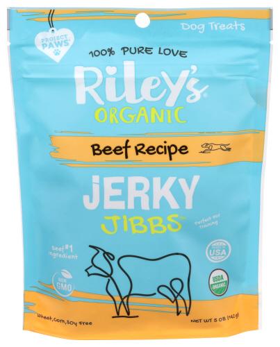 Rileys Organics Jibbs Beef Jerky Organic - 5 Oz (8 Units)