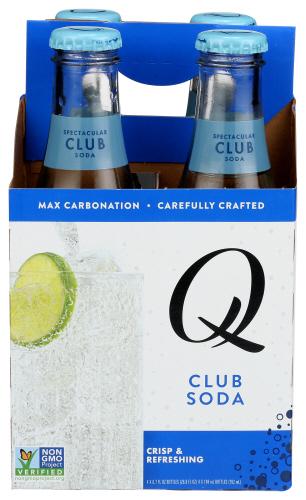 Q Tonic Club Soda 4Pk - 26.8 Fo (6 Units)