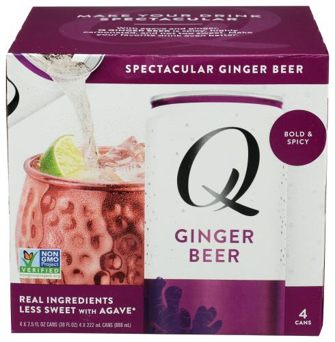 Q Tonic Ginger Beer 4Pk - 30 Fo (6 Units)