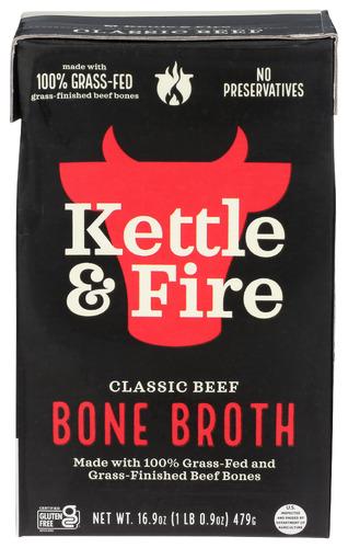 Kettle And Fire Broth Beef Bone - 16.9 Fo (6 Units)