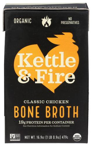 Kettle And Fire Broth Chicken Bone Organic - 16.9 Fo (6 Units)