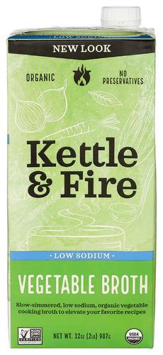 Kettle And Fire Broth Vegtbl Cookng Ls - 32 Oz (6 Units)
