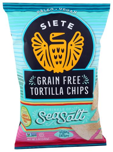 Siete Chip Tortilla Sea Salt - 5 Oz (12 Units)