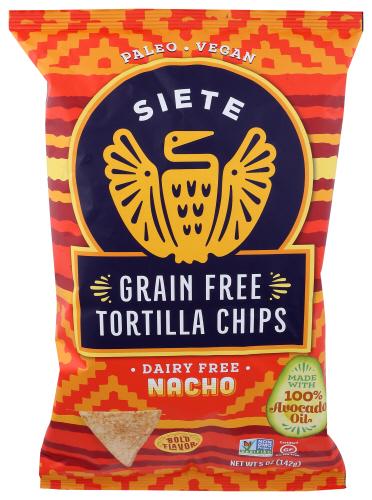 Siete Chip Tortilla Nacho - 5 Oz (12 Units)