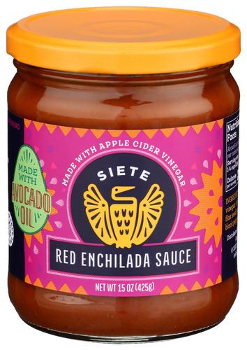Siete Sauce Enchilada Red - 15 Oz (6 Units)