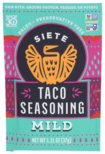 Siete Seasoning Taco Mild - 1.3 Oz (12 Units)