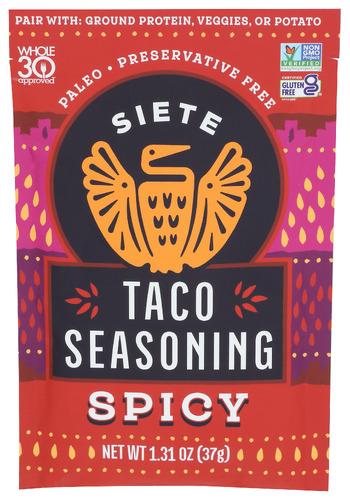 Siete Seasoning Taco Spicy - 1.3 Oz (12 Units)