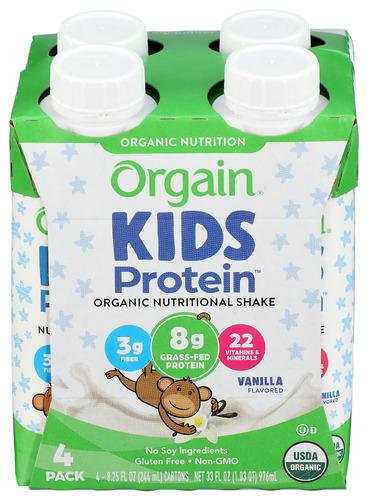 Orgain Kid Prten Rtd Vnl 4P Organic - 33 Fo (4 Units)