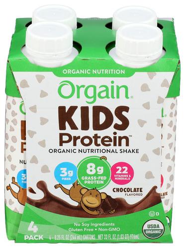Orgain Kid Prtn Rtd Chocolate 4P Organic - 33 Fo (4 Units)