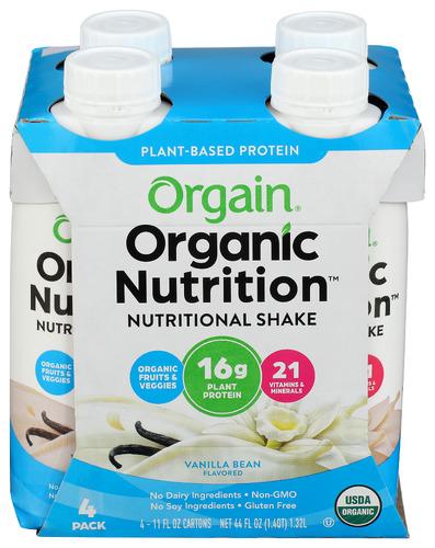 Orgain Vegn Prtn Rtd Vnl 4P Organic - 44 Fo (3 Units)