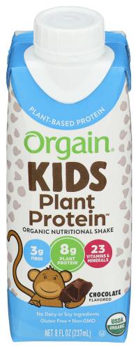 Orgain Kid Vgn Prtn Rtd Cho Organic - 8 Fo (12 Units)