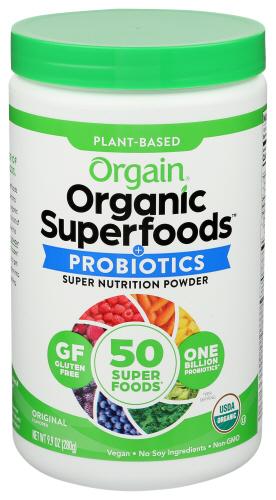 Orgain Superfood Powder Plain Organic - 9.9 Oz (3 Units)