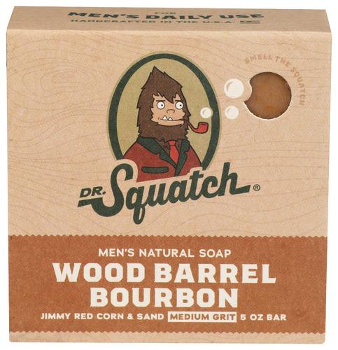 Dr Squatch Soap Bar Wood Barrel - 5 Oz (6 Units)
