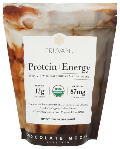 Truvani Protein Energy Powder Mocha - 495 Gm (1 Units)