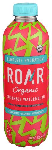 Roar Beverages Bev Cucumbr Watermln Organic - 18 Fo (12 Units)