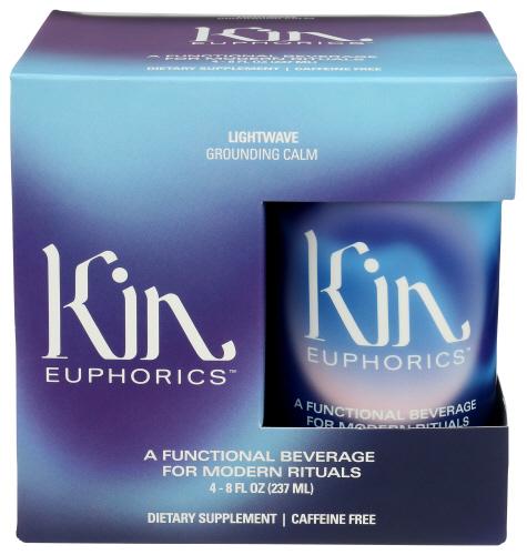 Kin Euphorics Rtd Ltwave Calm Mood 4Pk - 32 Fo (6 Units)