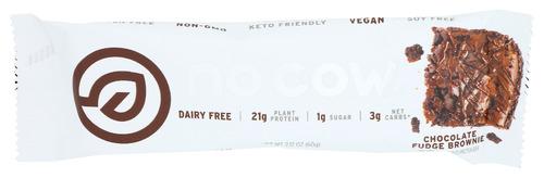 No Cow Bar Bar Chocolate Fdg Brownie - 2.12 Oz (12 Units)