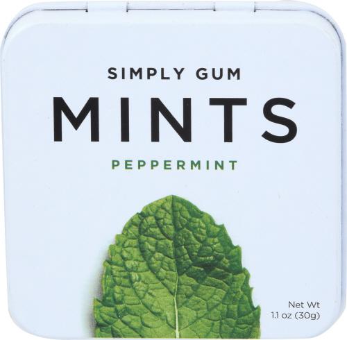 Simplygum Mints Peppermint Natural - 30 Gm (6 Units)