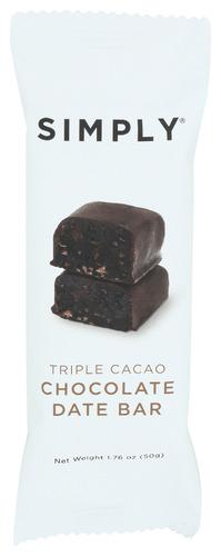 Simplygum Bar Chocolate Date Trip Cacao - 1.76 Oz (12 Units)