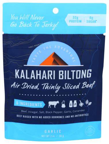 Kalahari Biltong Biltong Garlic - 2 Oz (8 Units)