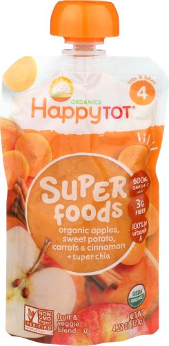 Happy Tot Stage4 Swtpto Appl Crrt Cnnmon - 4.22 Oz (16 Units)