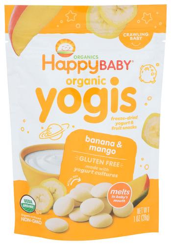Happy Baby Snack Yogurt Bnna Mango Organic - 1 Oz (8 Units)