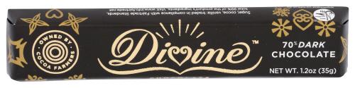 Divine Chocolate Chocolate Bar Dark - 1.2 Oz (18 Units)