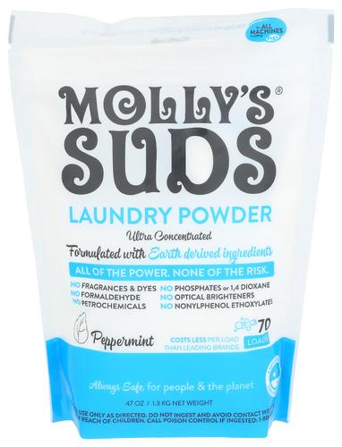 Mollys Suds Powder Laundry Ppmt 70Ld - 47 Oz (6 Units)