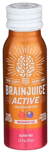 Brainjuice Shot Active Pomgrnt Acai - 2.5 Fo (12 Units)