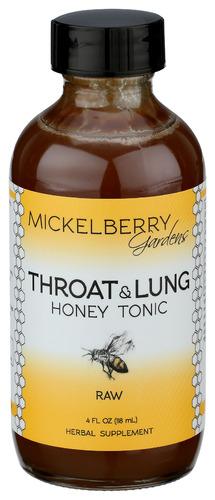 Mickelberry Gardens Tonic Throat Lung Honey - 4 Fo (1 Units)