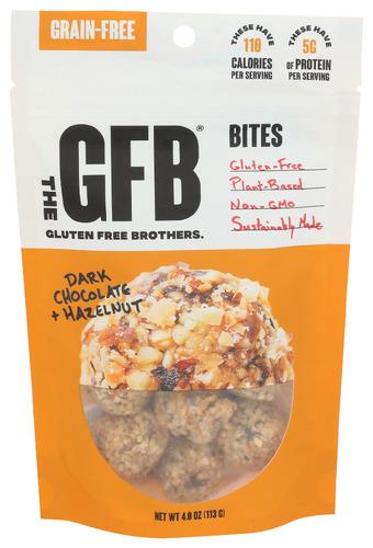 The Gfb Bites Drk Chocolate Hzlnut - 4 Oz (6 Units)